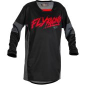 Fly Mx-Jersey Kinetic Youth Khaos Black/Red/Grey