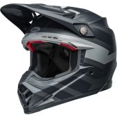 Bell Moto-9S Flex Helmet Banshee Satin Black/Silver