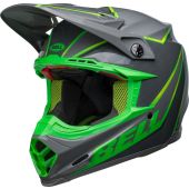 Bell Moto-9S Flex Sprite Helmet - Grey/Green