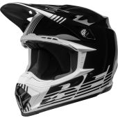BELL Moto-9 Mips Helmet - Louver Gloss Black/White
