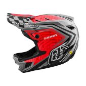 Troy Lee Designs D4 Carbon Mips Helmet Sram Red/Black