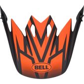 BELL MX-9  Mips Off-Road Peak - Disrupt Matte Black/Orange