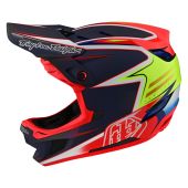 Troy Lee Designs D4 Carbon Mips Helmet Lines Black/Red | Gear2win BMX