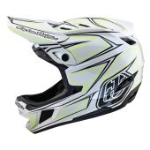 Troy Lee Designs D4 Composite Mips Helmet Pinned Light Grey