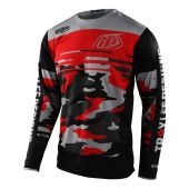 Troy Lee Designs gp jersey formula camo black rocket red