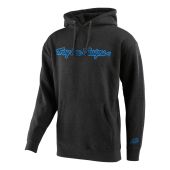 Troy Lee Designs Youth Signature Pullover Hoodie Charcoal