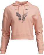 Thor Hoodie Women Crop Iconic Pink